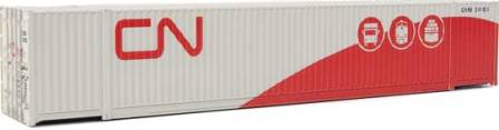 HO - 53' Singamas Corrugated-Side Container -- Canadian National (Three Modes, Noodle Logo)