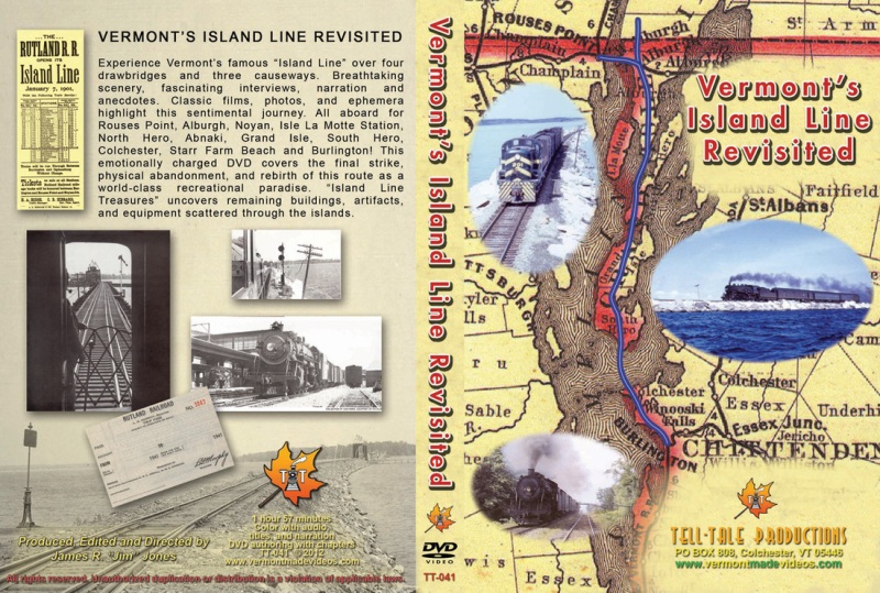 Vermont's Island Line Revisited DVD (Tell-Tale productions TT-041) ***Deposit for P/O***