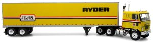 1:43 - 1970 GMC Astro 95 Tractor & Trailer: Ryder Truck Rental [Iconic Replicas ICR-43-0662]