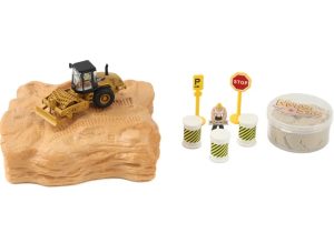 HO (1:87th)– Caterpillar - Cat CS56 Padfoot Roller Earth Mover Playset [Diecast Masters DM-84555]